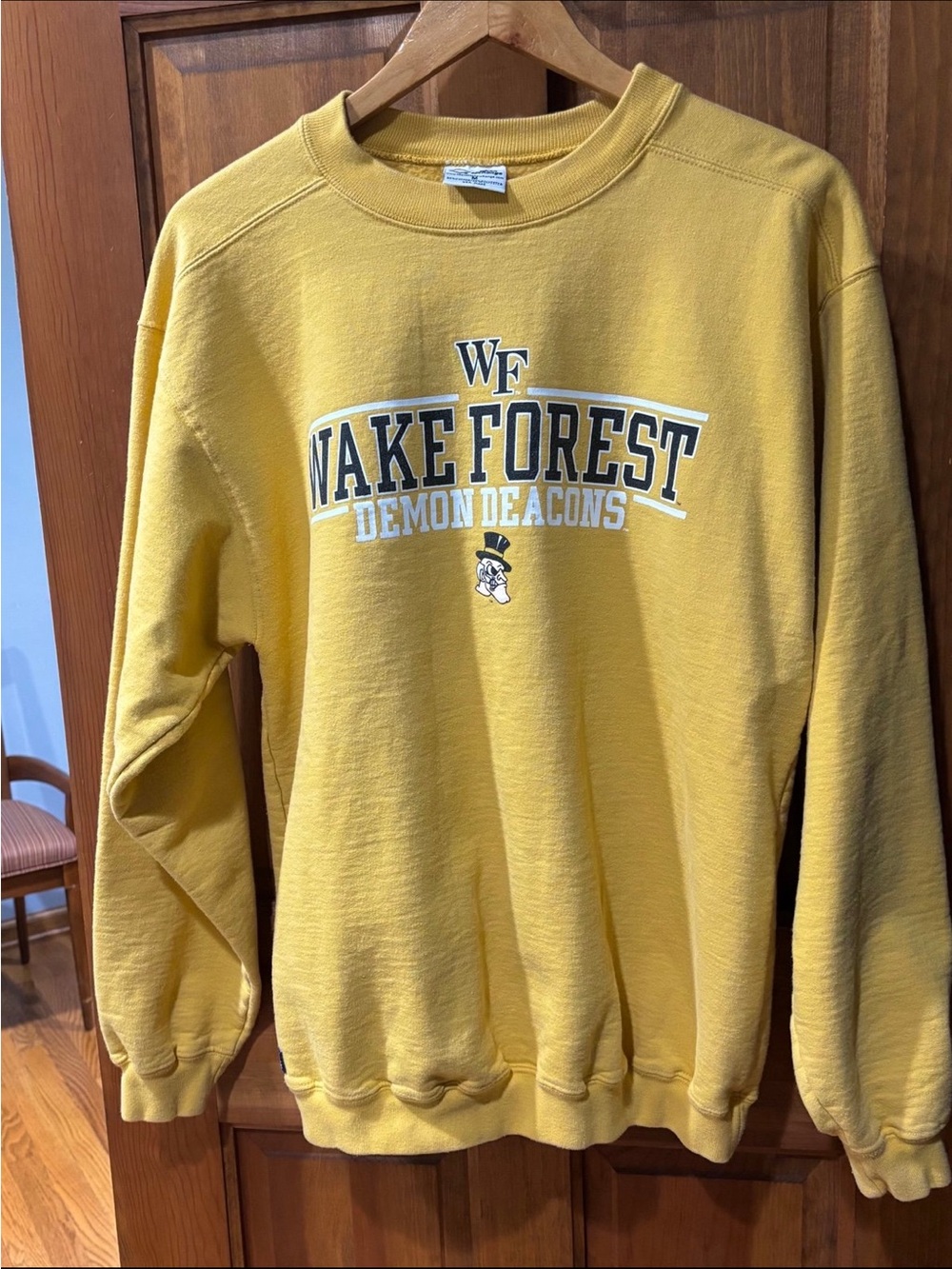 Vintage The Cotton Exchange Wake Forest Demon Deacons Crewneck Sweatshirt